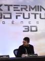 Арнольд Шварценеггер на пресс-конференции посвященной фильму Терминатор 5: Генезис" в Рио-де-Жанейро