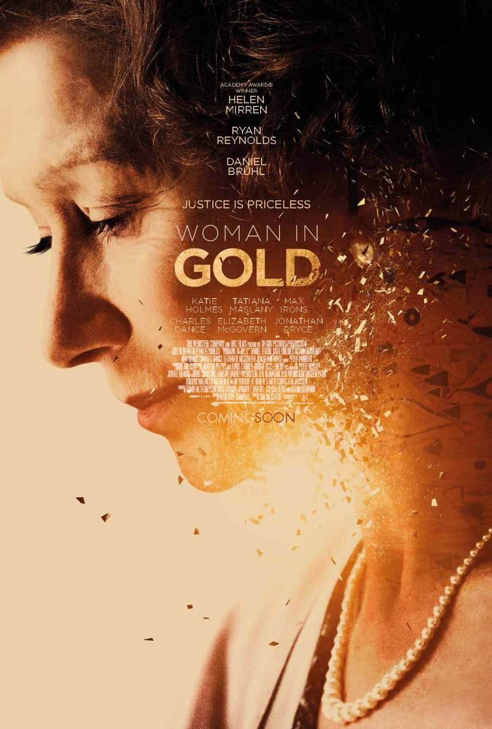 Женщина в золотом: постер N100622