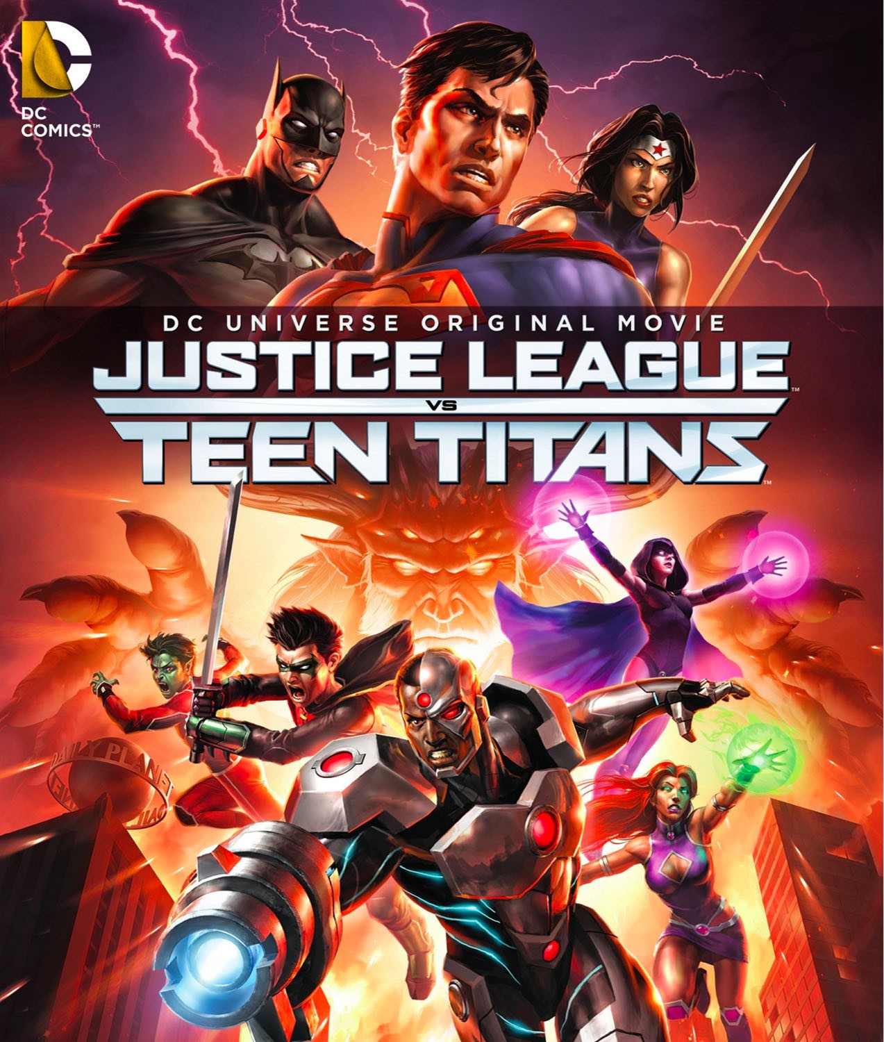 Лига Справедливости против Юных Титанов: постер N120587