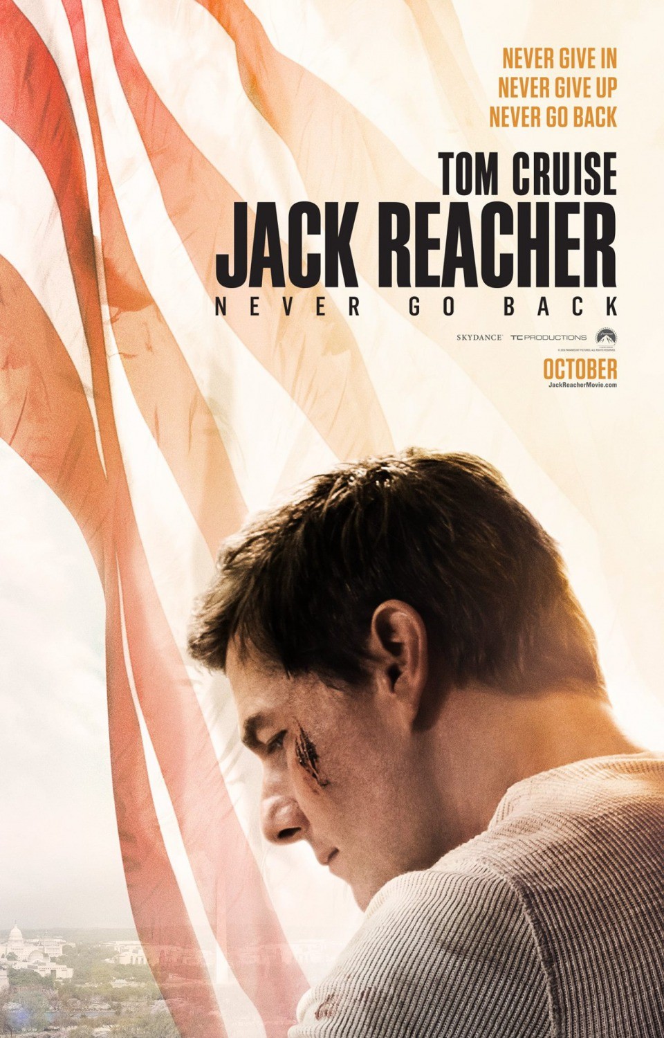 Джек Ричер 2: Никогда не возвращайся: постер N126918