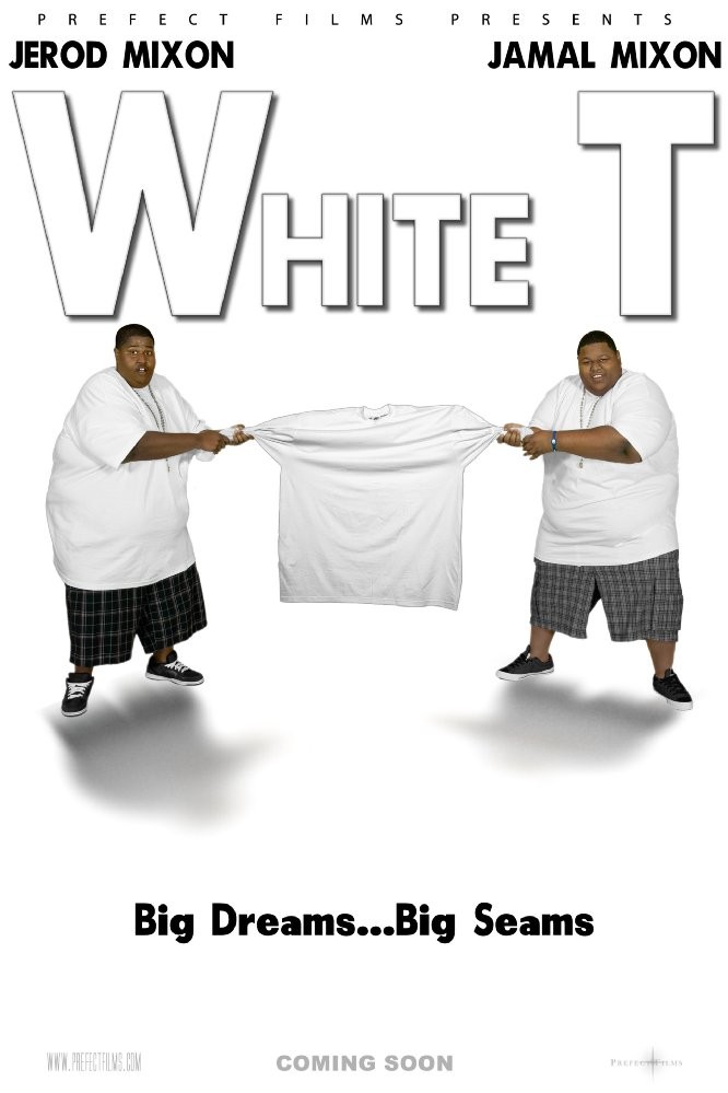 Белая футболка: постер N133110
