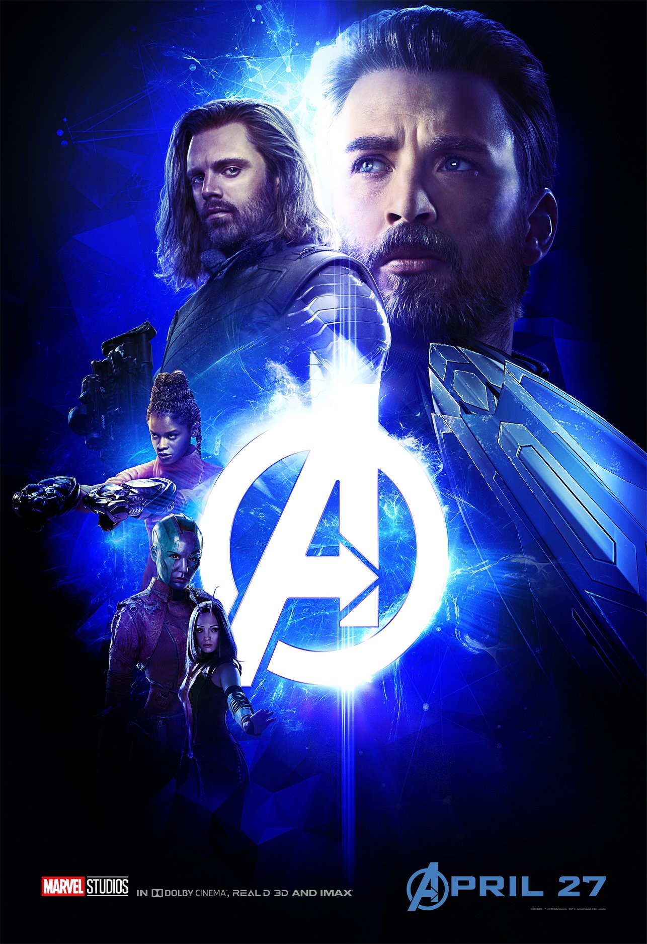 Мстители 3: Война бесконечности: постер N145092