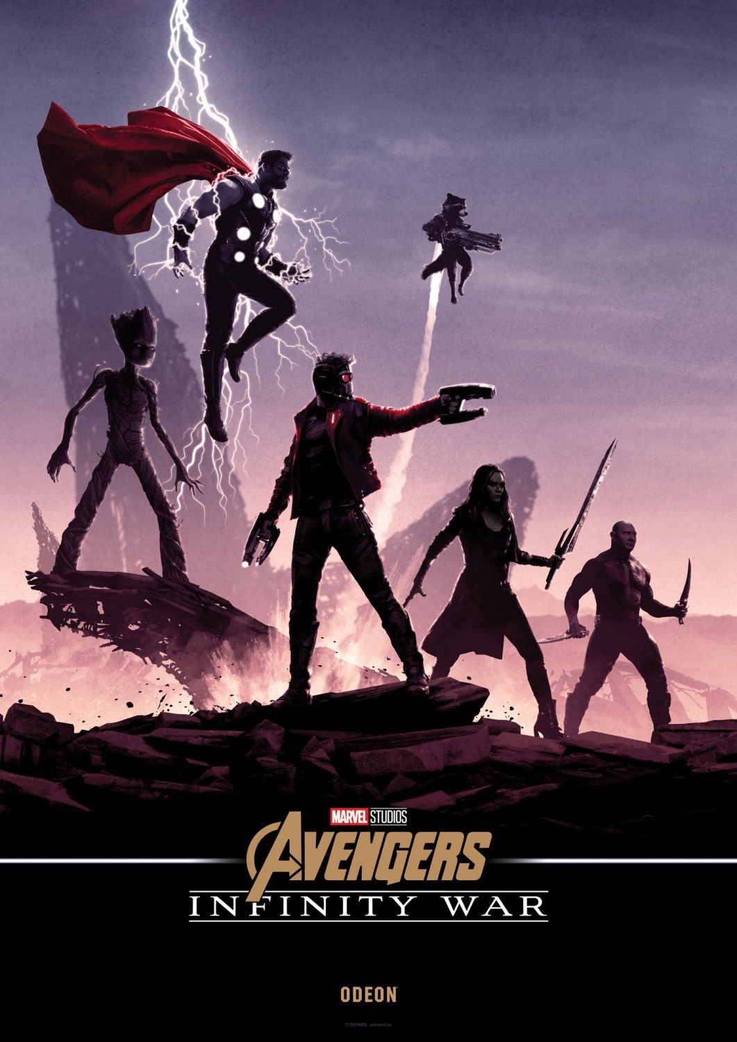 Мстители 3: Война бесконечности: постер N145637