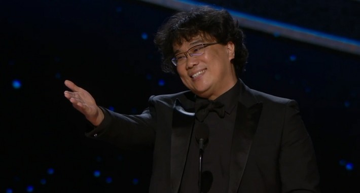 Пон Джун-хо получил премию Оскар 2020 как лучший режиссер