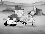 Превью кадра #182247 к мультфильму "Порки охотится на зайцев" (1938)