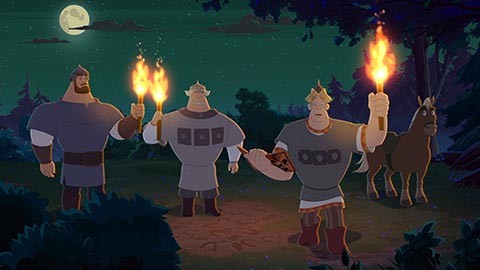 Тизер-трейлер мультфильма "Три богатыря и Конь на троне"