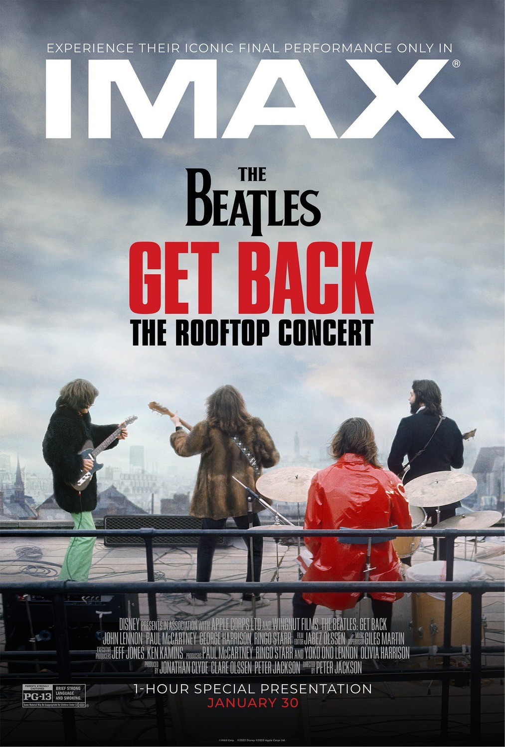 The Beatles: Get Back - Концерт на крыше: постер N195523