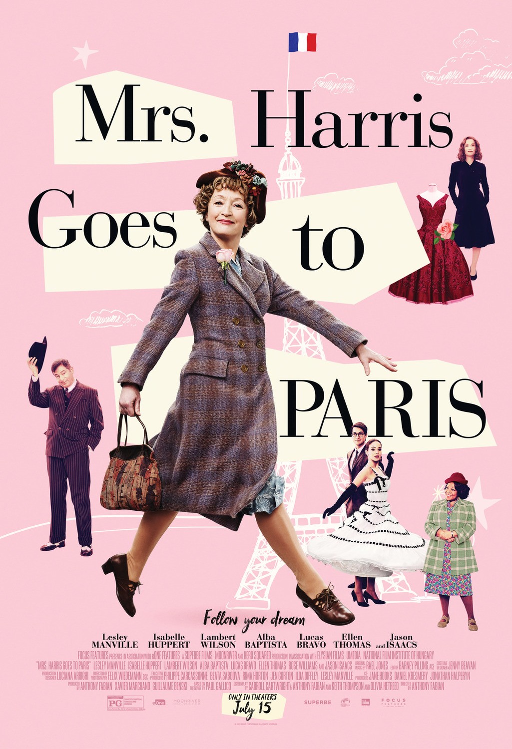 Миссис Харрис едет в Париж: постер N199639