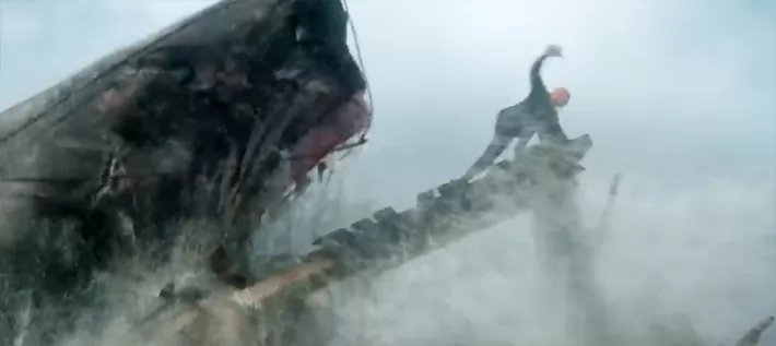 В трейлере фильма Мег 2: Впадина Джейсон Стэтхэм сразился с акулой