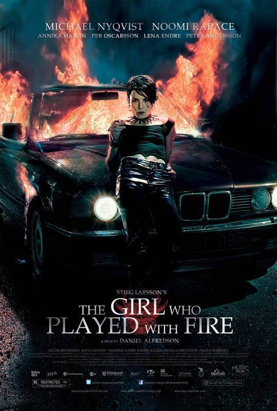 Девушка, которая играла с огнем: постер N13448
