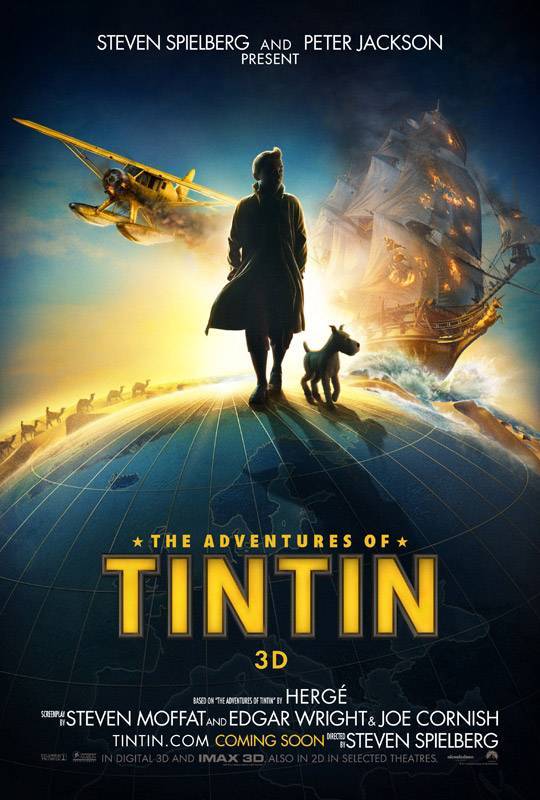 Приключения Тинтина: Тайна единорога 3D: постер N16614