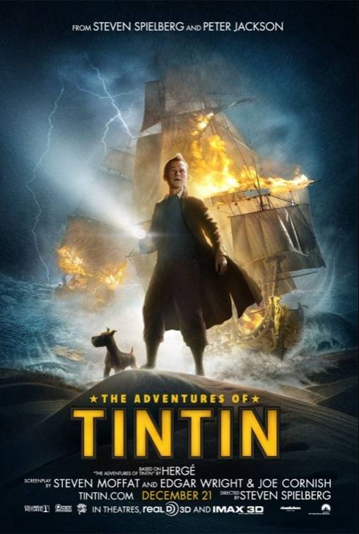 Приключения Тинтина: Тайна единорога 3D: постер N18837