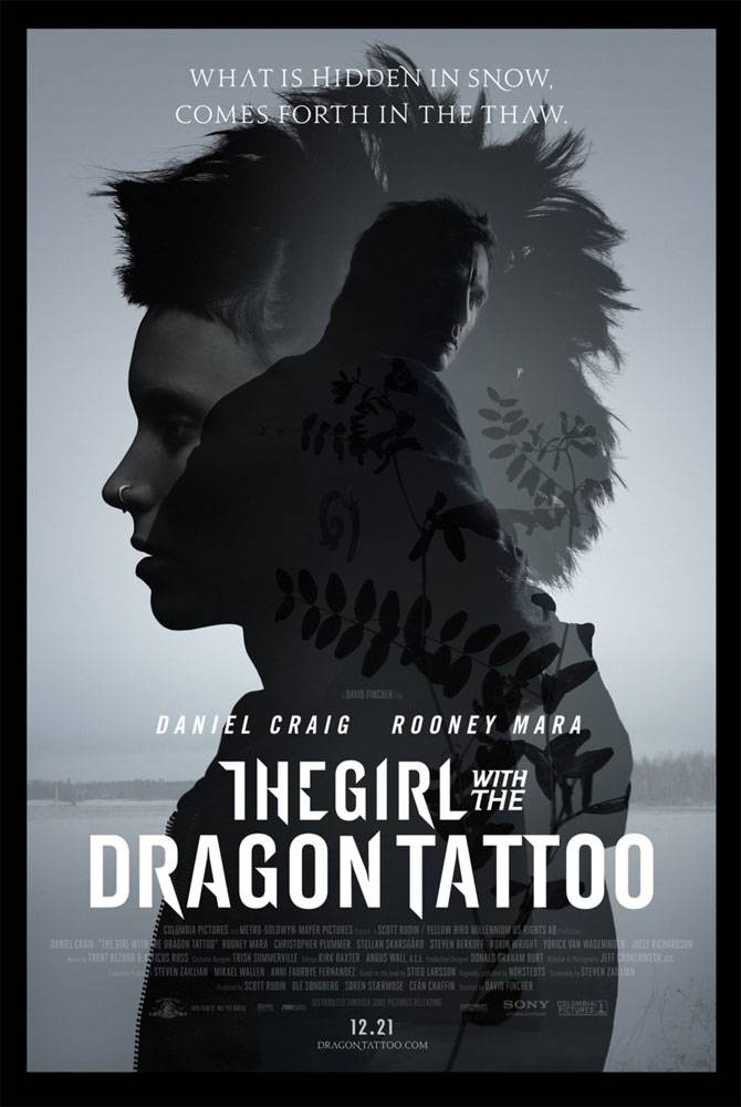 Девушка с татуировкой дракона: постер N18877