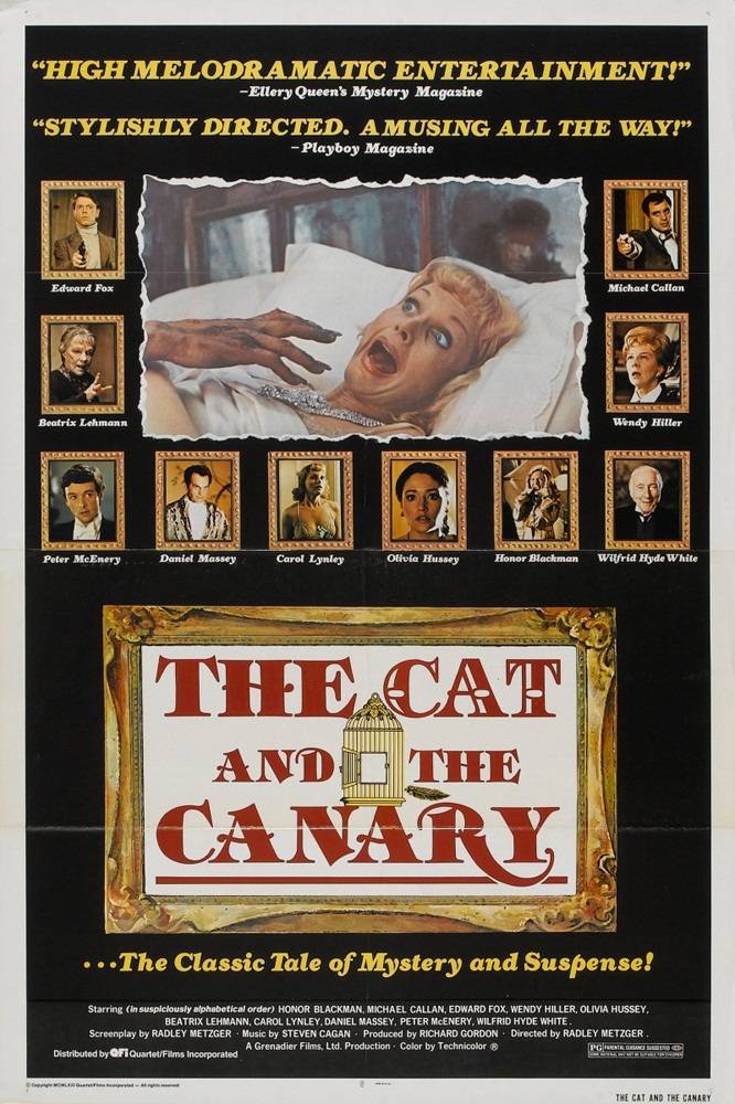 Кот и канарейка: постер N27973