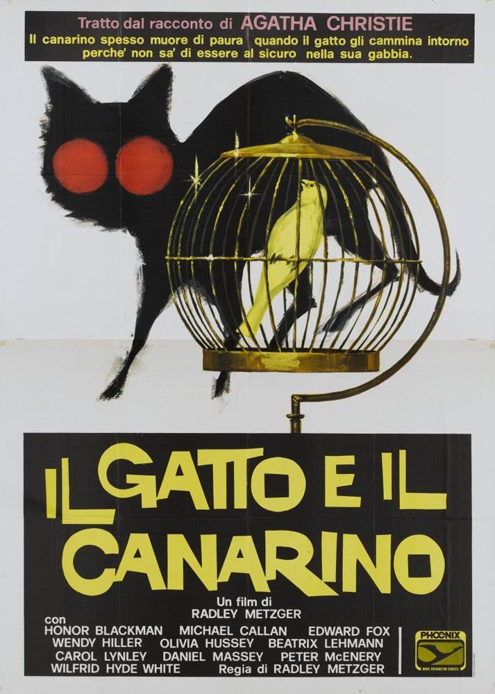 Кот и канарейка: постер N27974