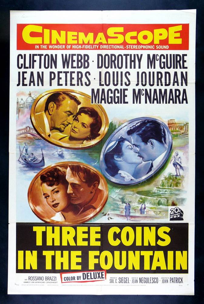 Три монеты в фонтане: постер N52238