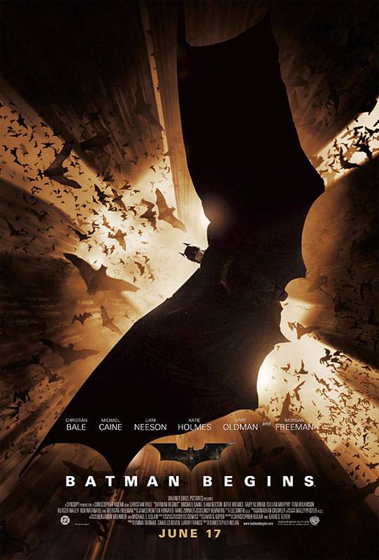 Бэтмен: начало: постер N4438