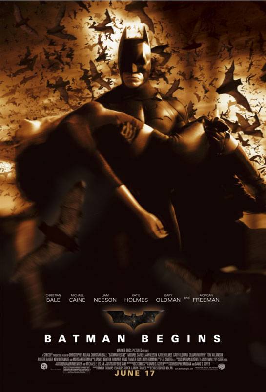 Бэтмен: начало: постер N4439