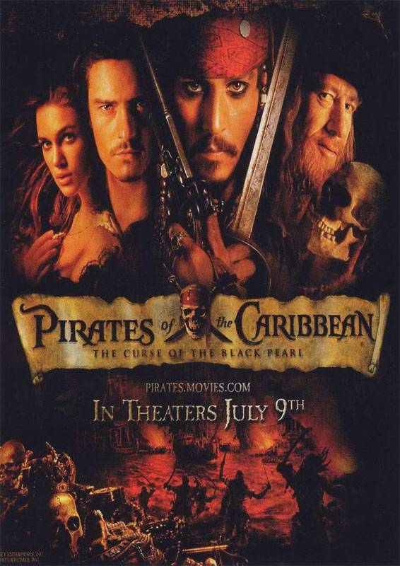 Пираты Карибского моря: Проклятие Черной жемчужины: постер N4505