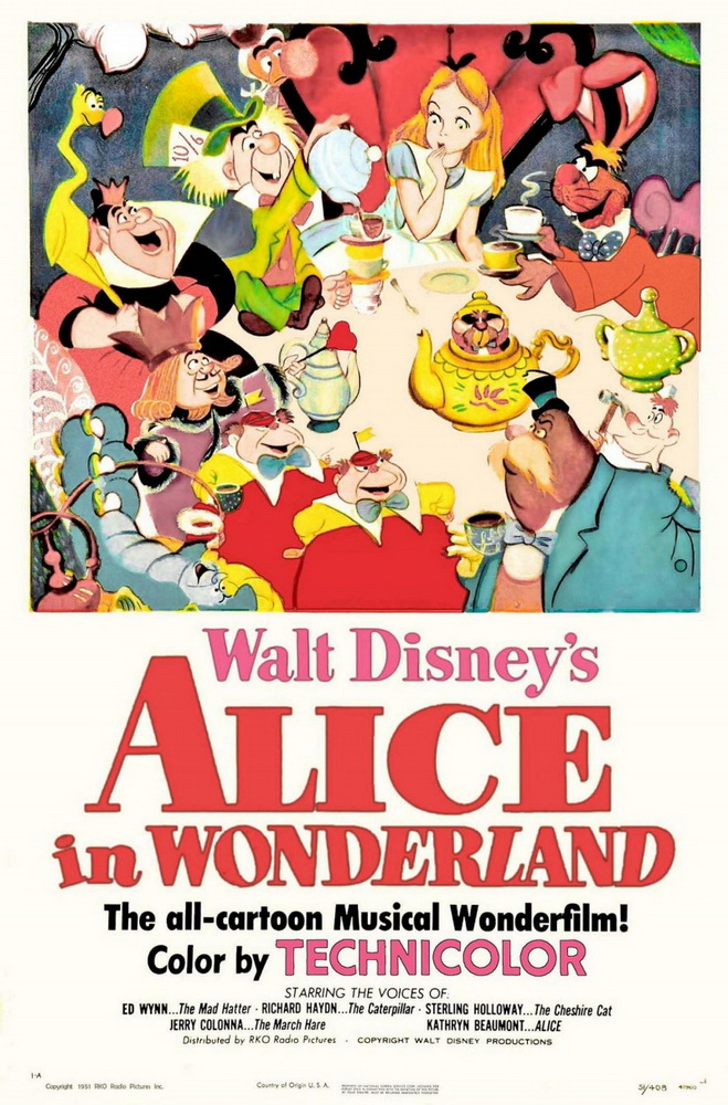 Алиса в стране чудес: постер N68358