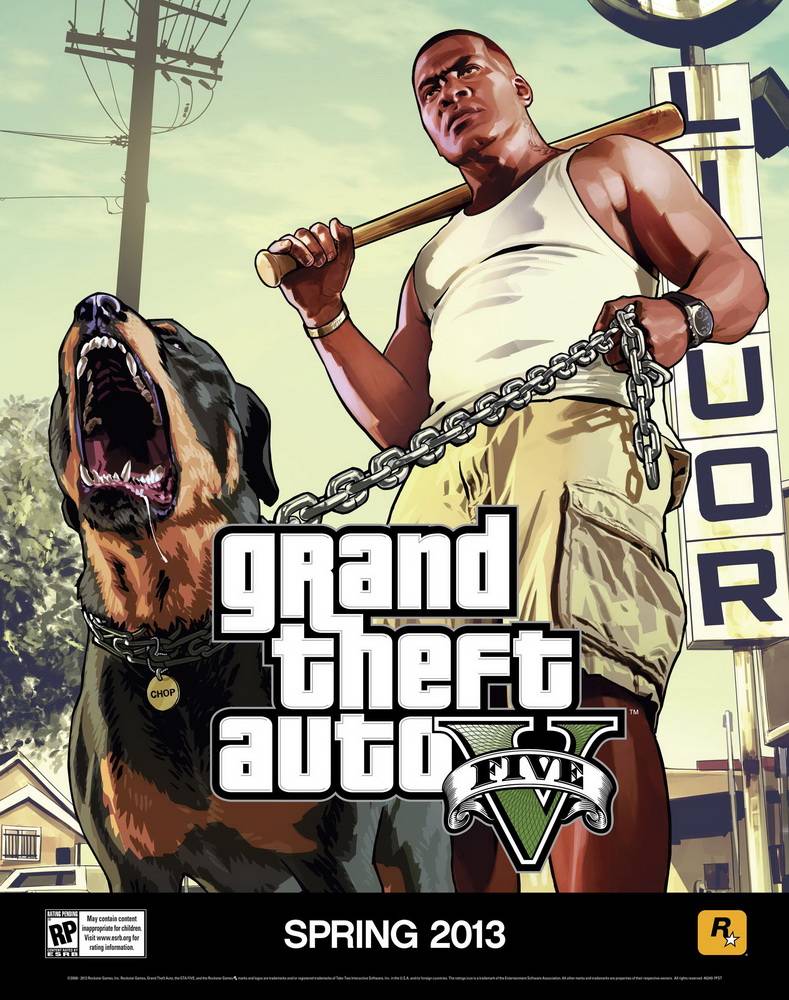 Grand Theft Auto V: постер N91438