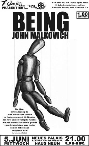 Быть Джоном Малковичем: постер N9244