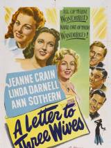 Превью постера #45321 к фильму "Письмо трем женам" (1949)