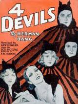 Превью постера #58485 к фильму "Четыре дьявола" (1928)