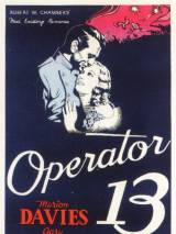 Превью постера #58876 к фильму "Оператор 13" (1934)