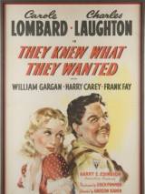 Превью постера #59378 к фильму "Они знали, что хотели" (1940)