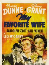 Превью постера #59383 к фильму "Моя любимая жена" (1940)