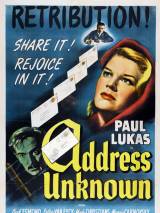Превью постера #64878 к фильму "Адрес неизвестен" (1944)
