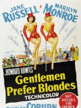 Превью постера #88544 к фильму "Джентльмены предпочитают блондинок" (1953)