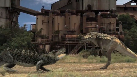 Трейлер фильма "Динокрок против динозавра"