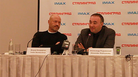 Фрагмент №1 пресс-конференции создателей фильма "Сталинград"