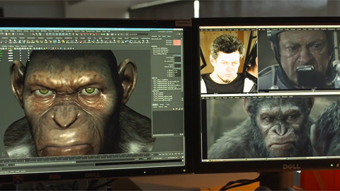 Создание спецэффектов для фильма "Планета обезьян: Революция"