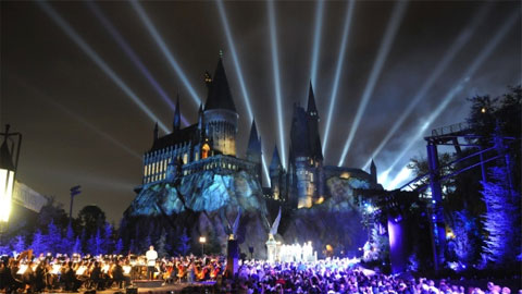 Церемония открытия парка Волшебный мир Гарри Поттера