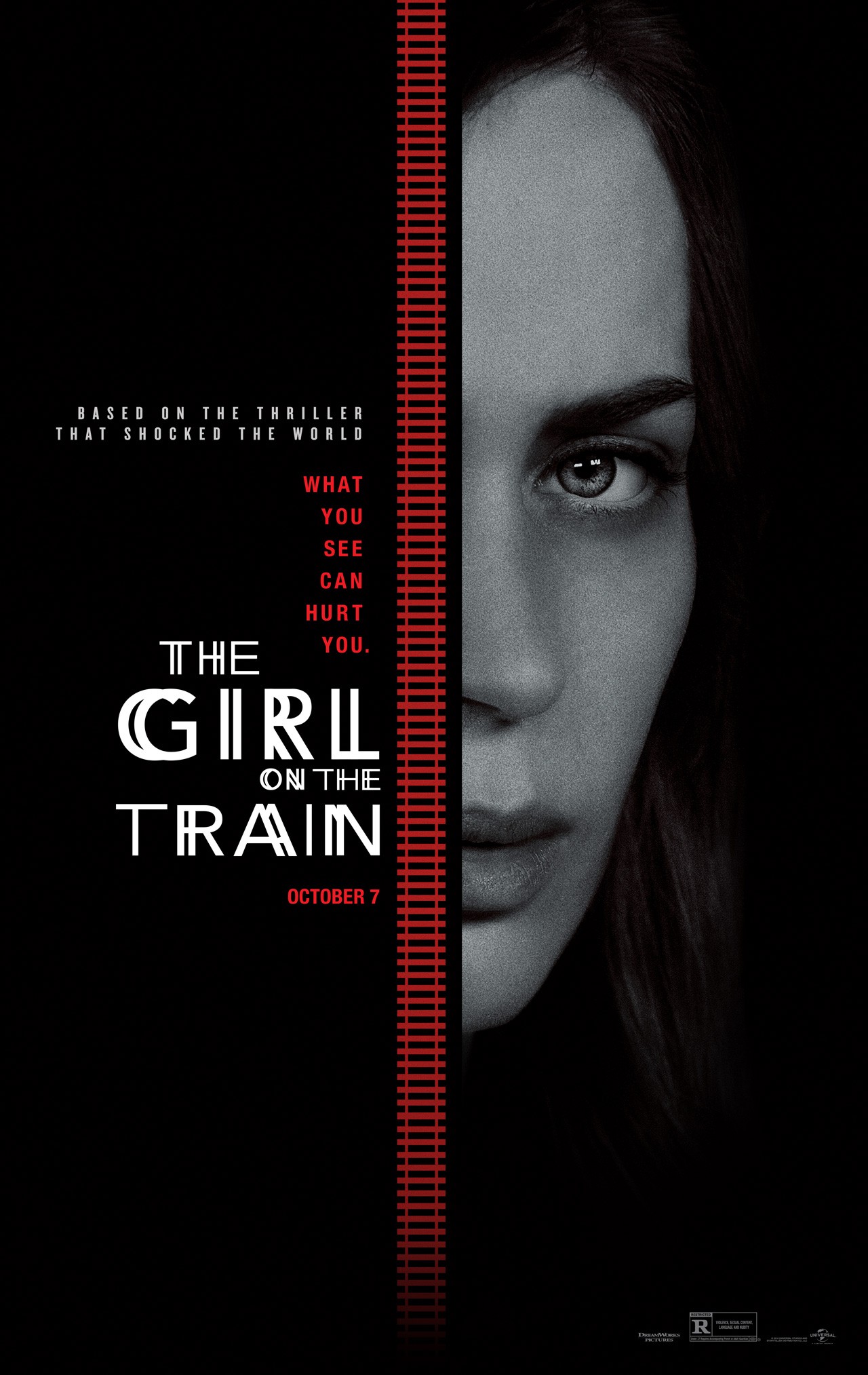 Девушка в поезде: постер N125690