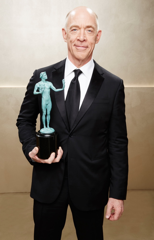 Актер Дж.К. Симмонс на вручении премии Гильдии киноактеров США 2015 года