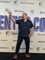 Кевин Джеймс на премьере фильма «Толстяк против всех» в Мехико
