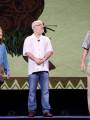 Оснат Шурер, Рон Клементс и Джон Маскер на презентации Disney, MARVEL и Lucasfilm на D23 Expo (Мультфильмы)