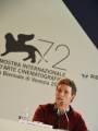 Эдди Редмэйн на пресс-конференции фильма "Девушка из Дании" на 72-м Венецианском кинофестивале