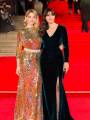 Леа Сейду и Моника Беллуччи на королевском показе фильма "007: СПЕКТР" в Лондоне