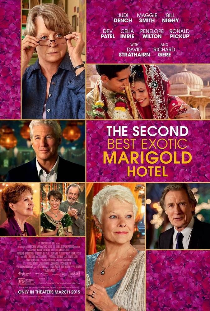 Отель "Мэриголд". Заселение продолжается / The Second Best Exotic Marigold Hotel (2015) отзывы. Рецензии. Новости кино. Актеры фильма Отель "Мэриголд". Заселение продолжается. Отзывы о фильме Отель "Мэриголд". Заселение продолжается