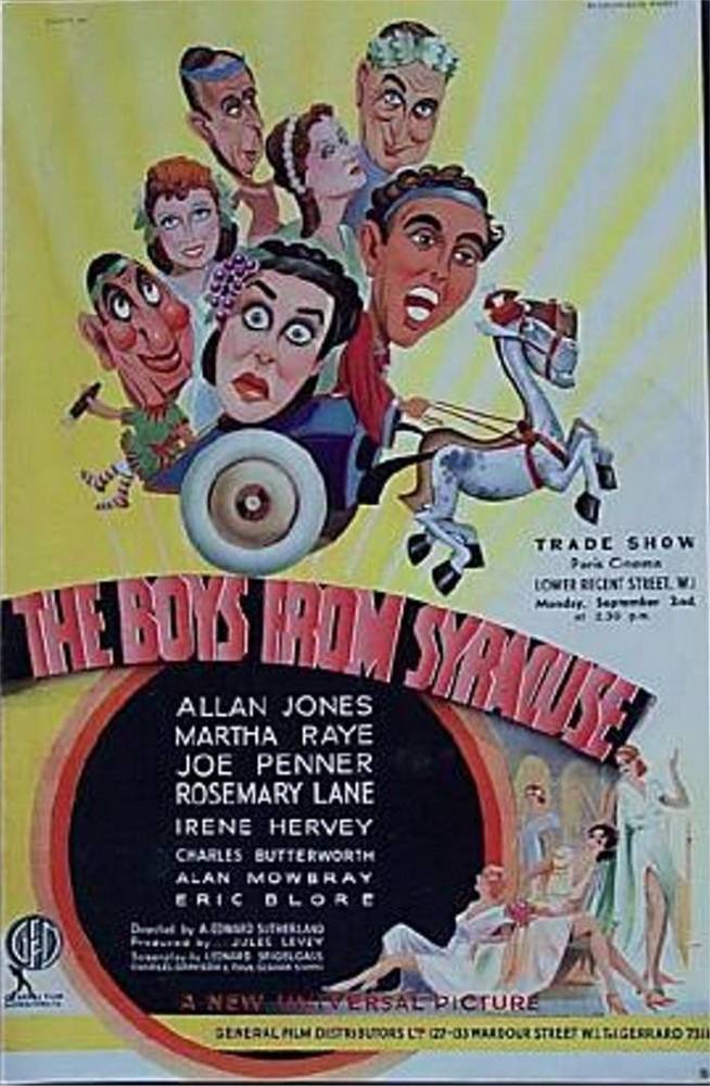 Парни из Сиракуз / The Boys from Syracuse (1940) отзывы. Рецензии. Новости кино. Актеры фильма Парни из Сиракуз. Отзывы о фильме Парни из Сиракуз