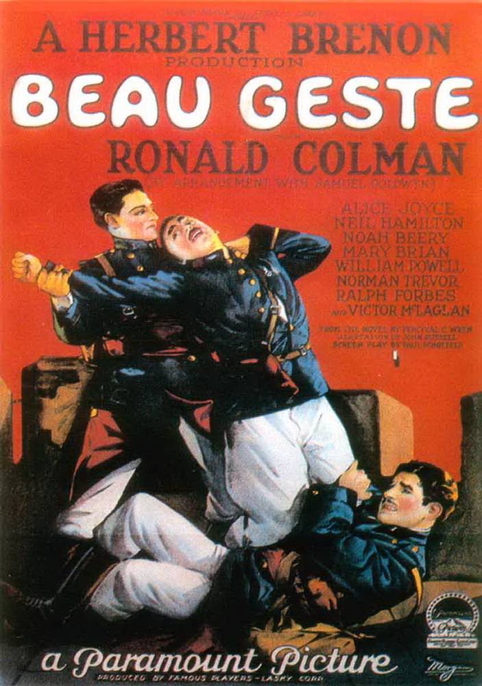 Красавчик Жест / Beau Geste (1926) отзывы. Рецензии. Новости кино. Актеры фильма Красавчик Жест. Отзывы о фильме Красавчик Жест
