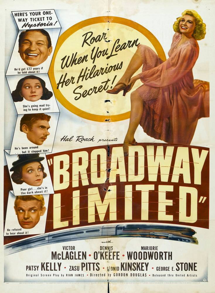 Бродвейское ограничение / Broadway Limited (1941) отзывы. Рецензии. Новости кино. Актеры фильма Бродвейское ограничение. Отзывы о фильме Бродвейское ограничение