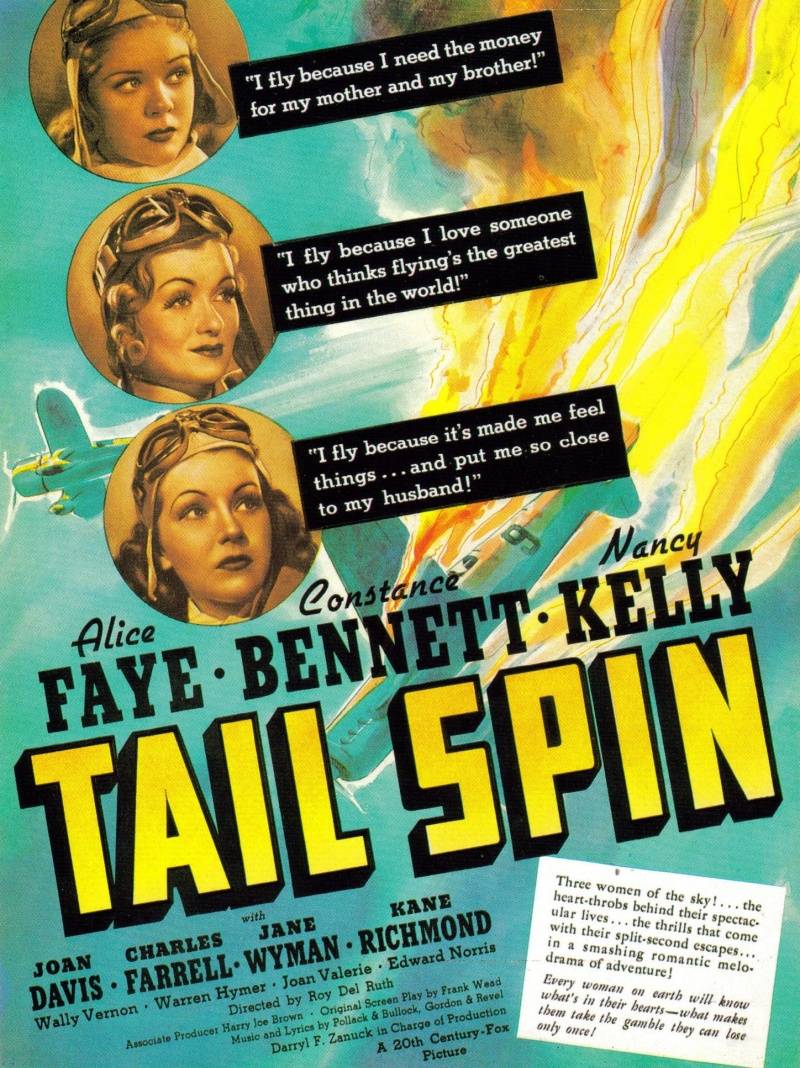 Неуправляемый штопор / Tail Spin (1939) отзывы. Рецензии. Новости кино. Актеры фильма Неуправляемый штопор. Отзывы о фильме Неуправляемый штопор