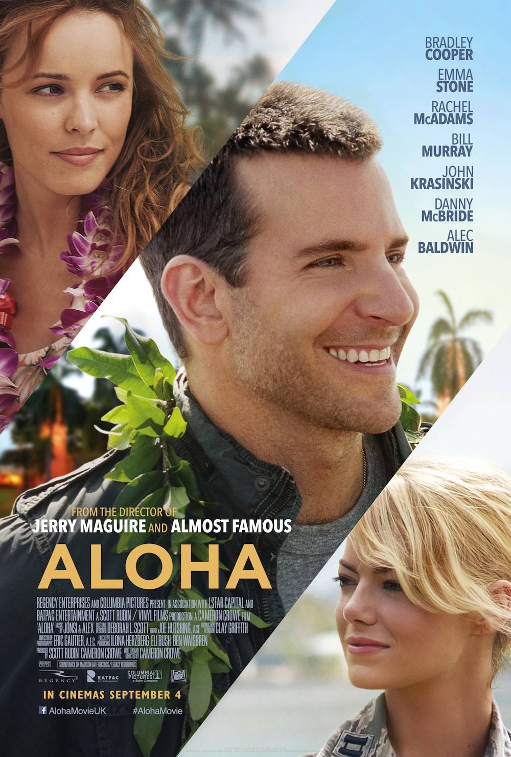 Алоха / Aloha (2015) отзывы. Рецензии. Новости кино. Актеры фильма Алоха. Отзывы о фильме Алоха