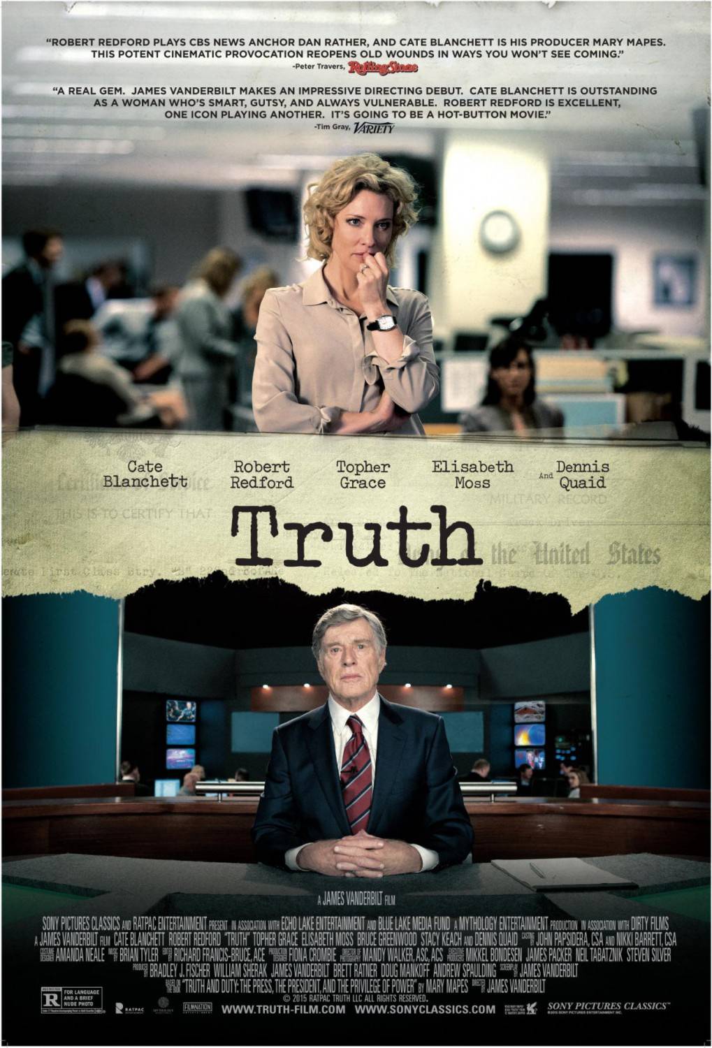 Правда / Truth (2015) отзывы. Рецензии. Новости кино. Актеры фильма Правда. Отзывы о фильме Правда